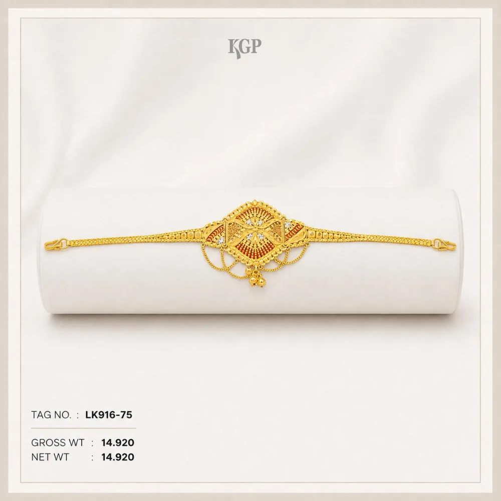 Rajwada Grace Gold Bajuband