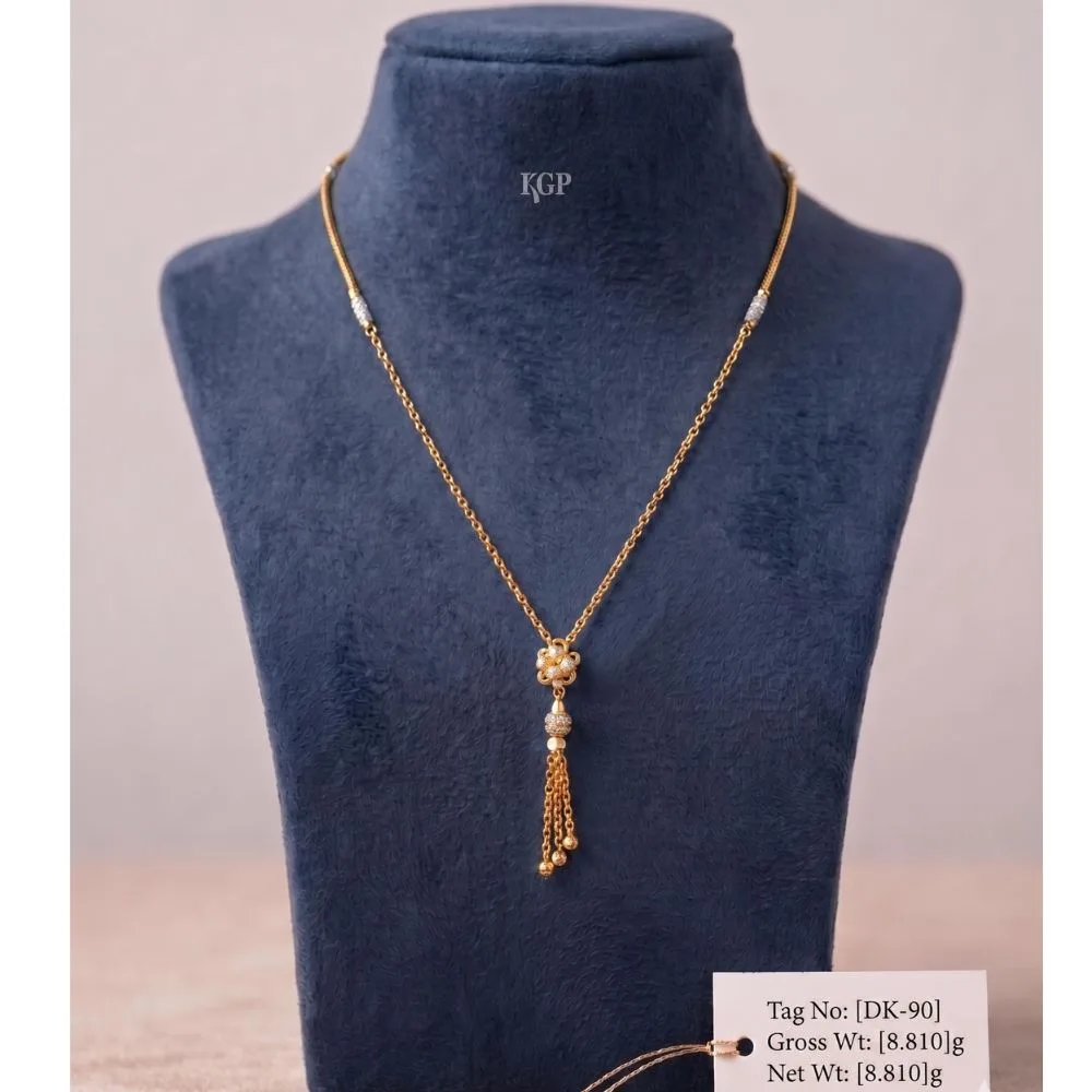 Star Flower Drop Necklace