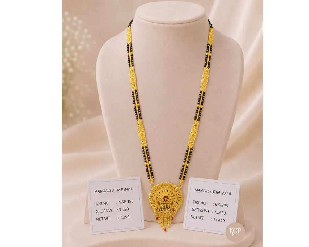 Royal Temple Mangalsutra Mala with Pendant