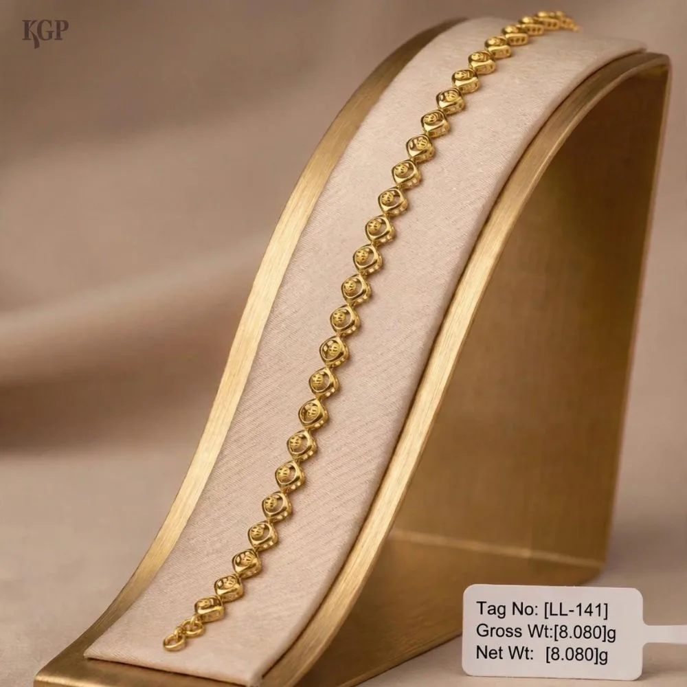 Aarohi Golden Motif Bracelet