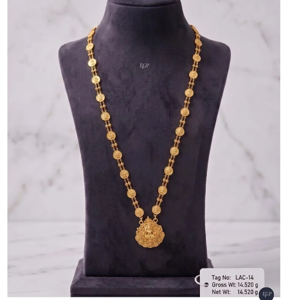 Lightweight Kasu Haar with Bead Chain Detailing