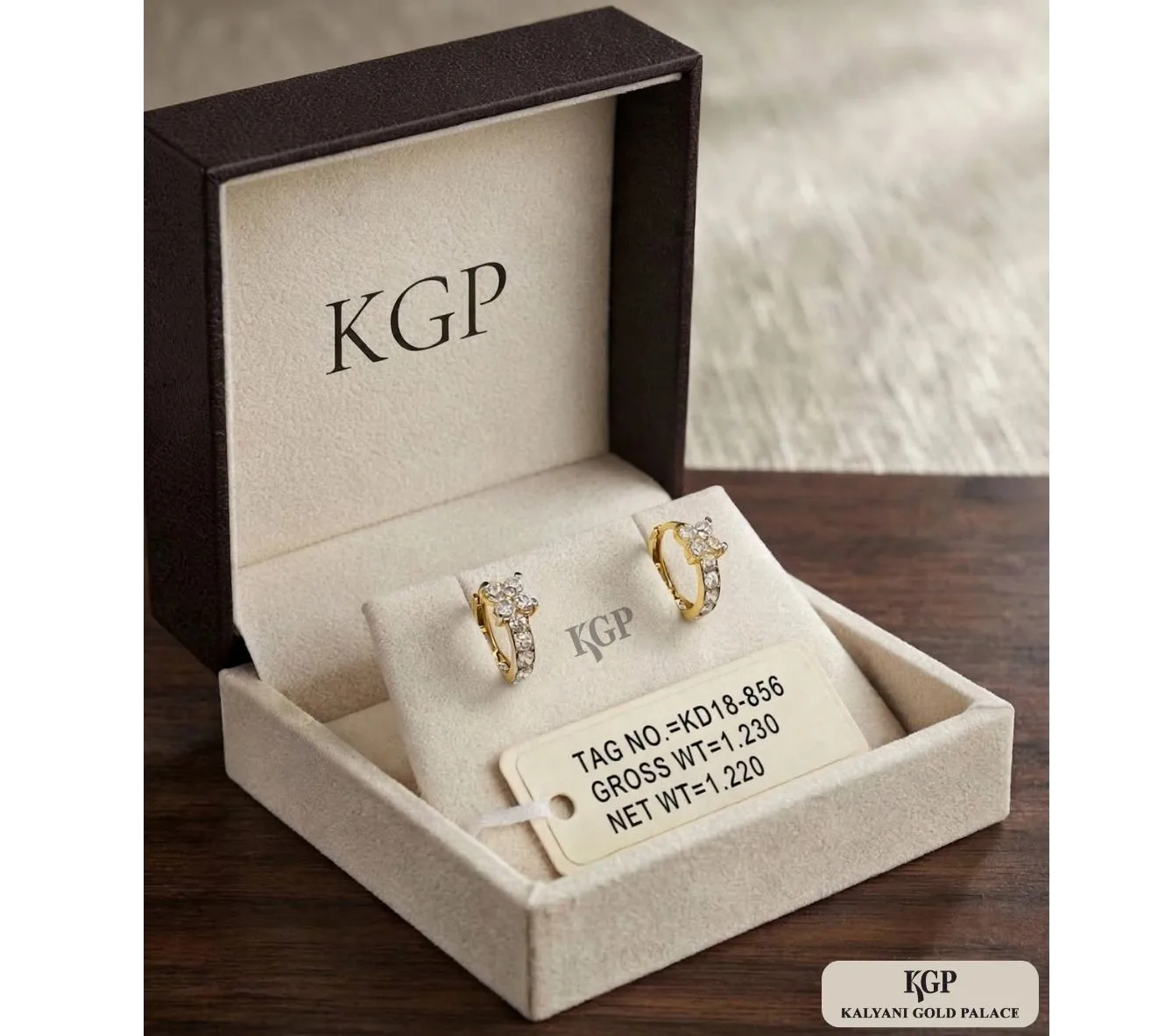 Diamond Bloom Gold Kadi