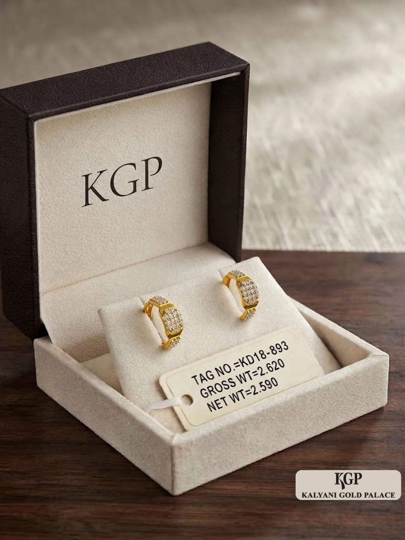 Gold Multi-Stone Hoop Earrings