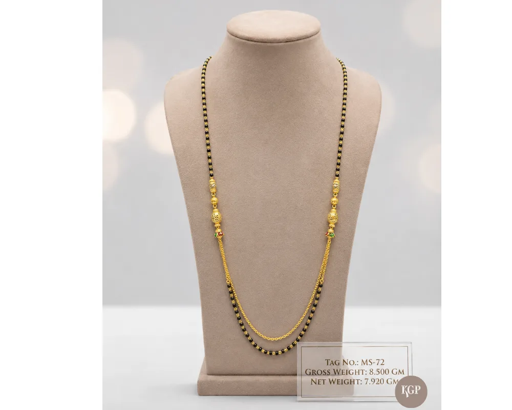 Elegant Double-Layer Gold Mangalsutra