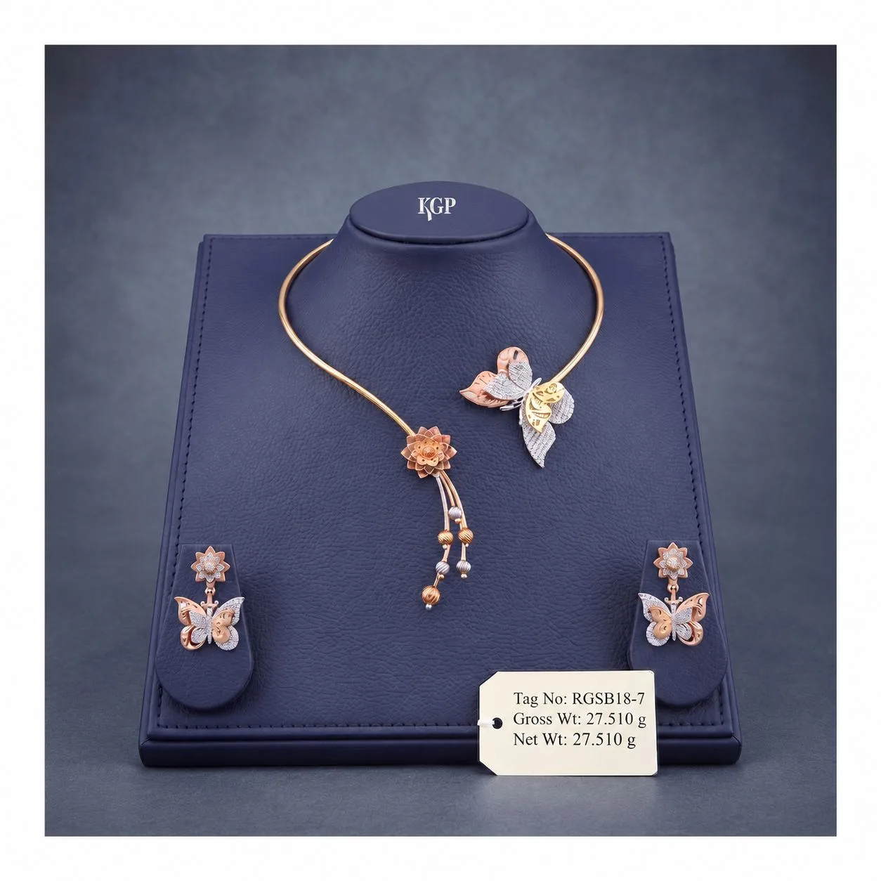 Rose Gold  Set Butti
