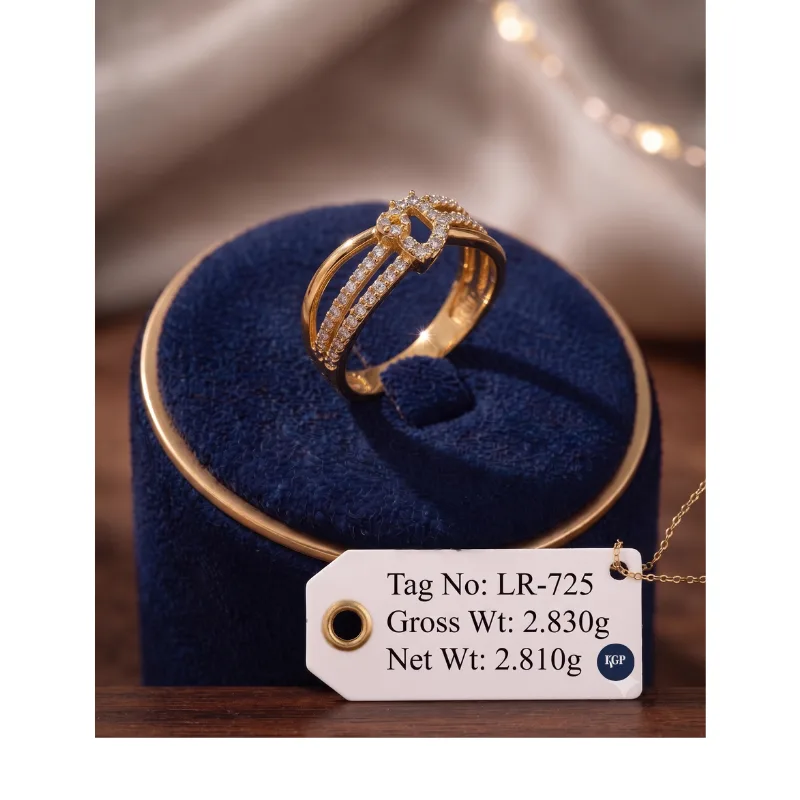 The Interlinked Hearts Gold Ring