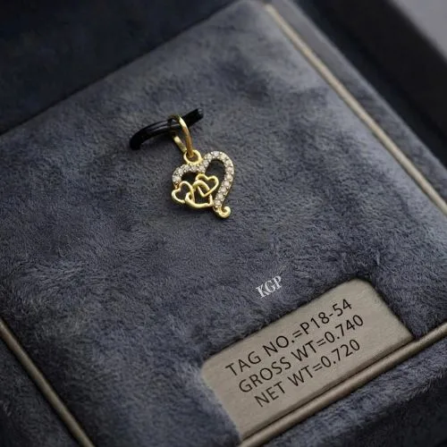 Love Knot Gold Pendant