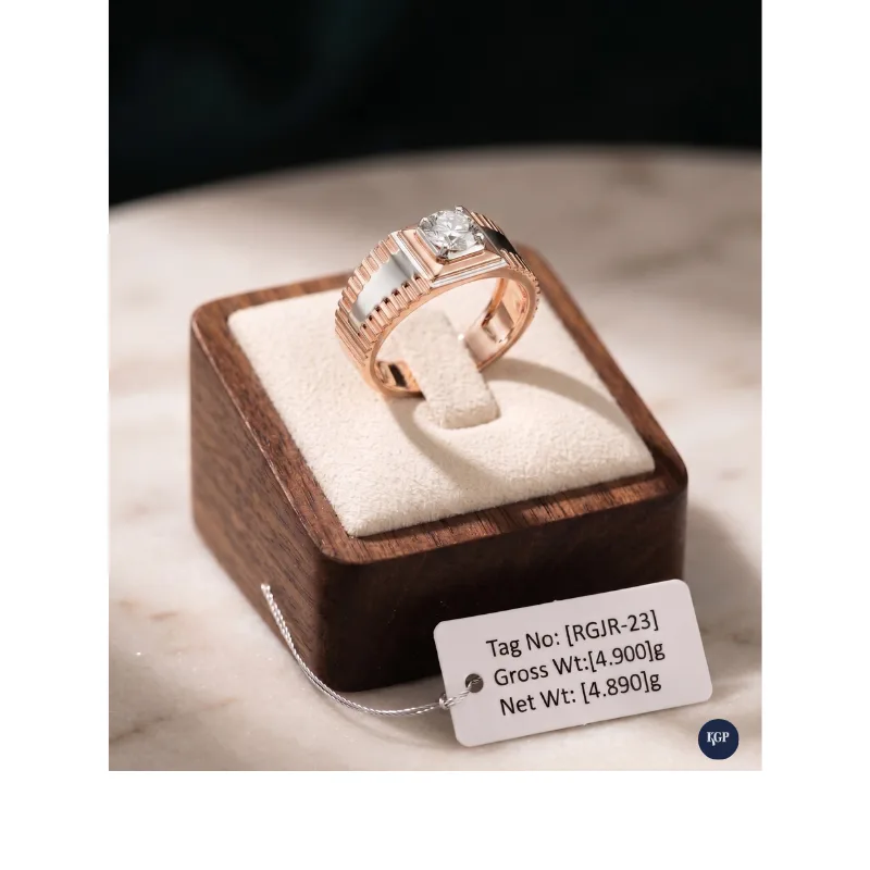 The Regent Solitaire Rose Ring