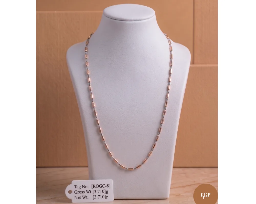 Radiant Bar-Link Gold Chain