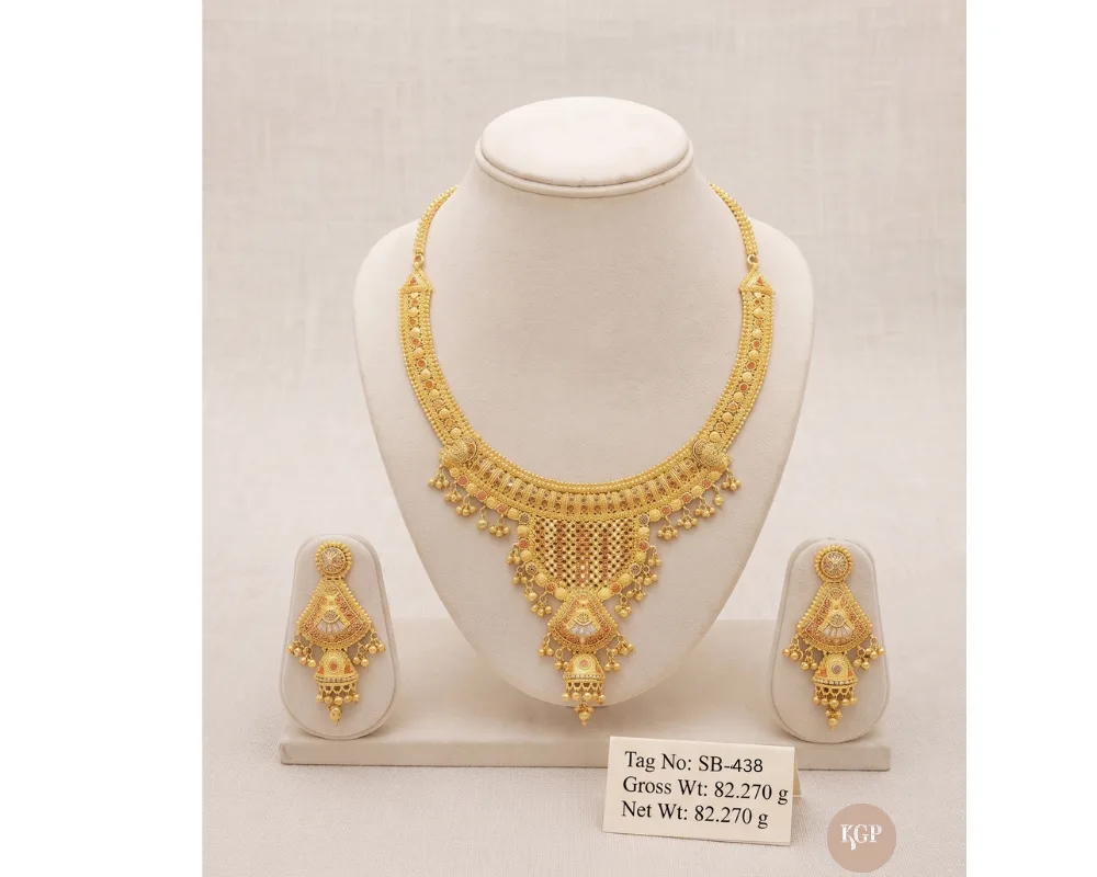 Royal Kundan Jadau Bridal Necklace Set