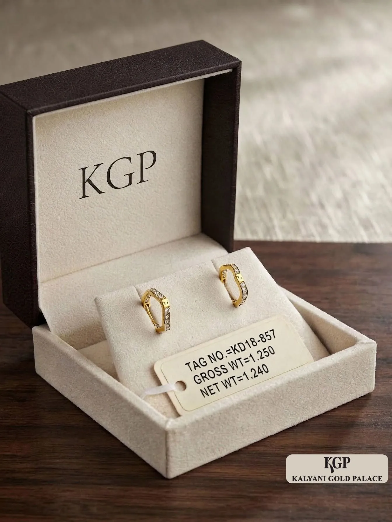 Avenor Luxe Edge Gold Earrings 