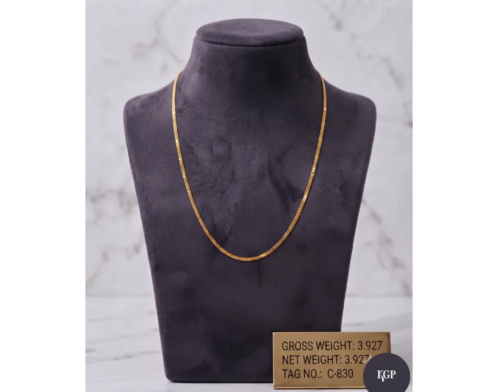 Sleek Flex Gold Chain