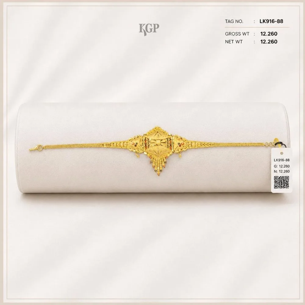 Intricate Ethnic Armlet with Dhanging Motifs