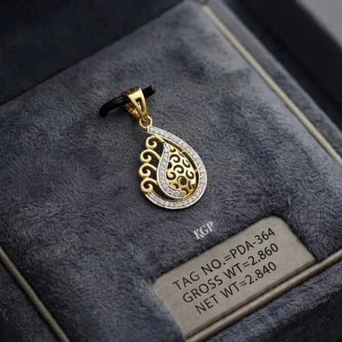 Filigree Teardrop Pendant