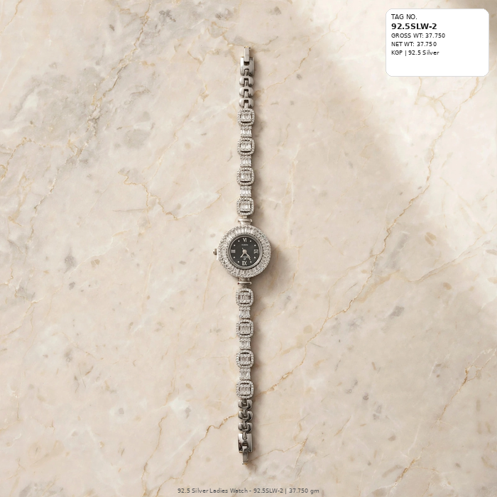 Silver Royale Chrono Luxe Watch
