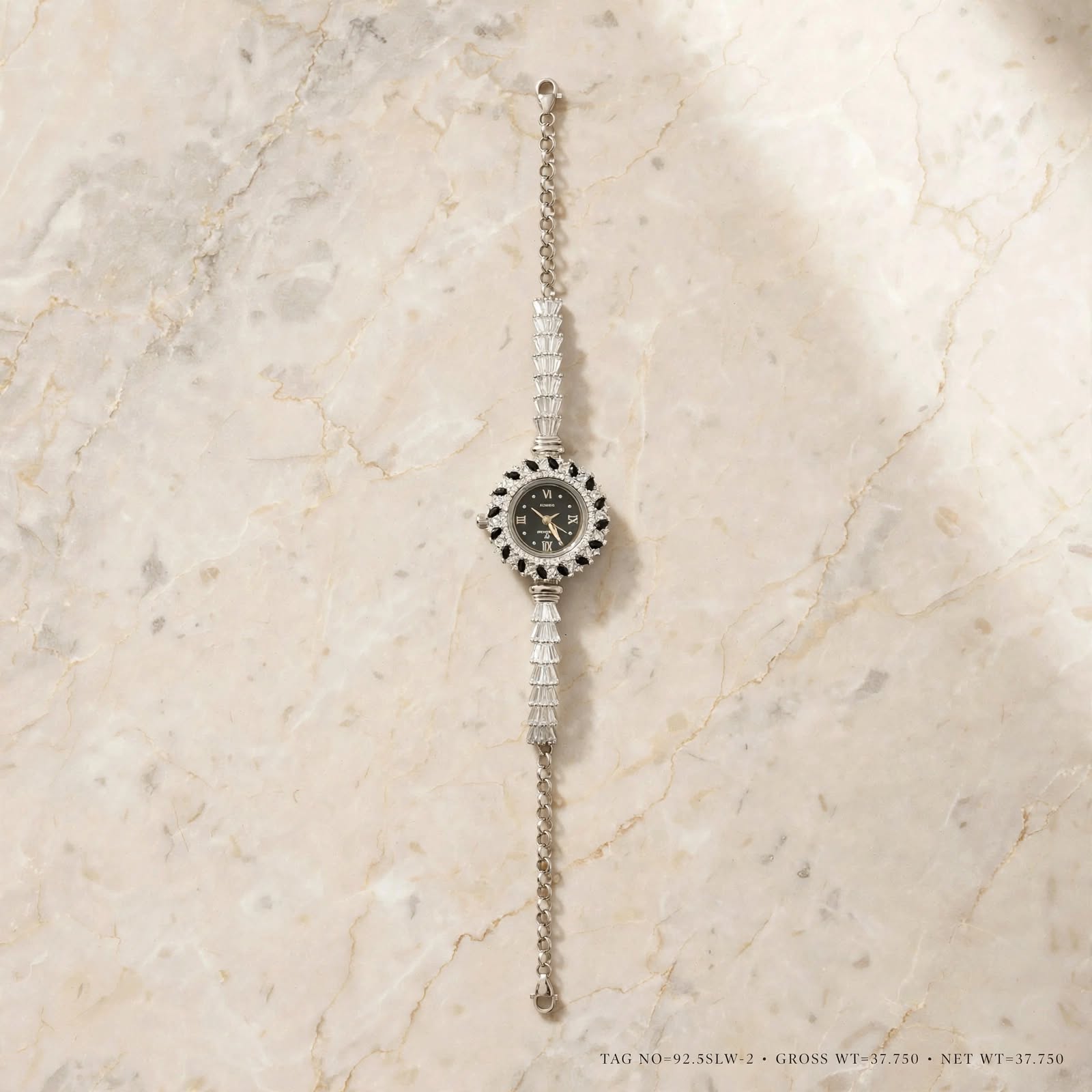 Midnight Royale 92.5 Silver Watch